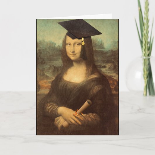 Mona Lisa Afstuderen Kaart (Voorkant)