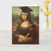 Mona Lisa Afstuderen Kaart (Gele Bloem)