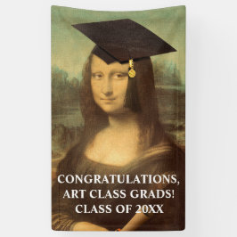 Mona Lisa Afstuderen Spandoek