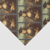 Mona Lisa Afstuderen Tissuepapier (Detail)