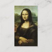 Mona Lisa (alias La Gioconda) van Leonardo da Vinc Visitekaartje (Achterkant)