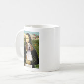 Mona Lisa - Amerikaanse Vosshond Koffiemok (Voorkant links)