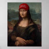 Mona Lisa and Make Art Great Again Poster (Voorkant)
