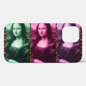 Mona Lisa Animal Print Green Roze Paars Case-Mate iPhone Case (Achterkant (horizontaal))