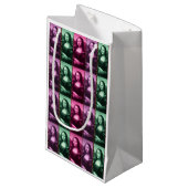 Mona Lisa Animal Print Green Roze Paars Klein Cadeauzakje (Voorkant Gekanteld)