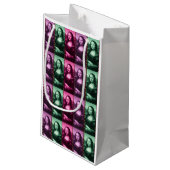 Mona Lisa Animal Print Green Roze Paars Klein Cadeauzakje (Achterkant Gekanteld)