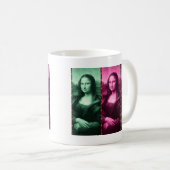 Mona Lisa Animal Print Green Roze Paars Koffiemok (Voorkant rechts)