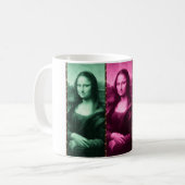 Mona Lisa Animal Print Green Roze Paars Koffiemok (Voorkant links)