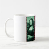 Mona Lisa Animal Print Green Roze Paars Koffiemok (Links)