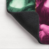 Mona Lisa Animal Print Green Roze Paars Muismat (Hoek)