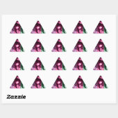 Mona Lisa Animal Print Green Roze Paars Sticker (Vel)
