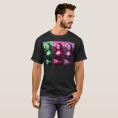 Mona Lisa Animal Print Green Roze Paars T-shirt (Voorkant volledig)