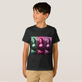 Mona Lisa Animal Print Green Roze Paars T-shirt (Voorkant volledig)