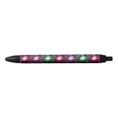 Mona Lisa Animal Print Green Roze Paars Zwarte Inkt Pen (Voorkant)