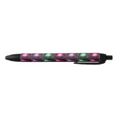 Mona Lisa Animal Print Green Roze Paars Zwarte Inkt Pen (Bodem)