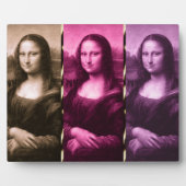 Mona Lisa Animal Print Paarse roze chocolade Fotoplaat (Voorkant)