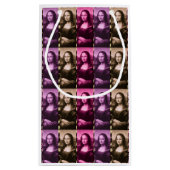 Mona Lisa Animal Print Paarse roze chocolade Klein Cadeauzakje (Achterkant)