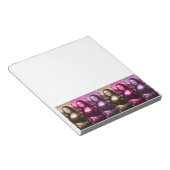 Mona Lisa Animal Print Paarse roze chocolade Notitieblok (Schuin)