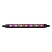 Mona Lisa Animal Print Paarse roze chocolade Zwarte Inkt Pen (Voorkant)