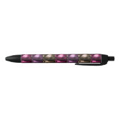 Mona Lisa Animal Print Paarse roze chocolade Zwarte Inkt Pen (Bodem)