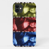 Mona Lisa Animal Print Primaire kleuren Case-Mate iPhone Case (Achterkant)