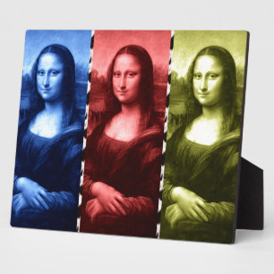 Mona Lisa Animal Print Primaire kleuren Fotoplaat