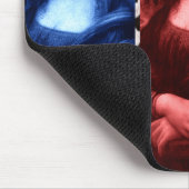 Mona Lisa Animal Print Primaire kleuren Muismat (Hoek)