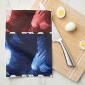 Mona Lisa Animal Print Primaire kleuren Theedoek (Quarter Fold)