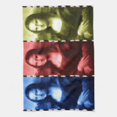 Mona Lisa Animal Print Primaire kleuren Theedoek (Verticaal)