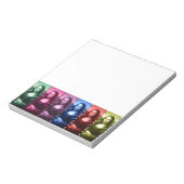 Mona Lisa Animal Print Rainbow Notitieblok (Linkerzijde)