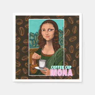 Mona Lisa Art Coffee Edition Servet