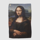 Mona Lisa & Art Golfhanddoek / Leonardo da Vinci (Voorkant)