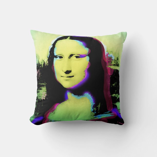 Mona Lisa Art Pillow 1 Kussen (Voorkant)