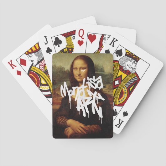 Mona Lisa Art Pokerkaarten (Achterkant)