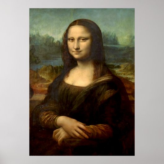 "Mona Lisa" Art Poster Print (Voorkant)
