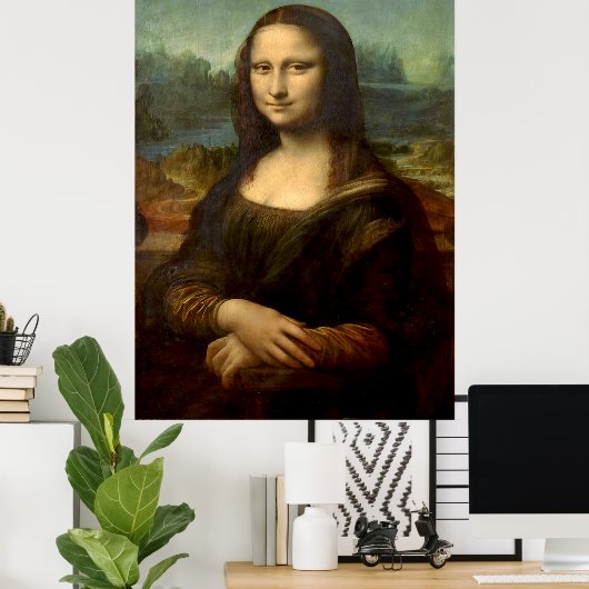 "Mona Lisa" Art Poster Print (Thuiskantoor)