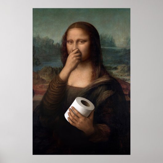 Mona Lisa Badkamer Poster (Voorkant)