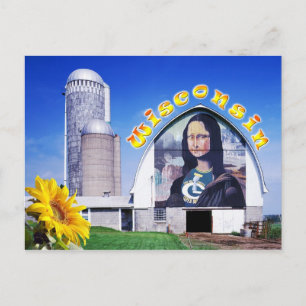 Mona Lisa Barn, Wisconsin Briefkaart