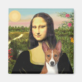 Mona Lisa - Basenji 1 Magneet (Voorkant)