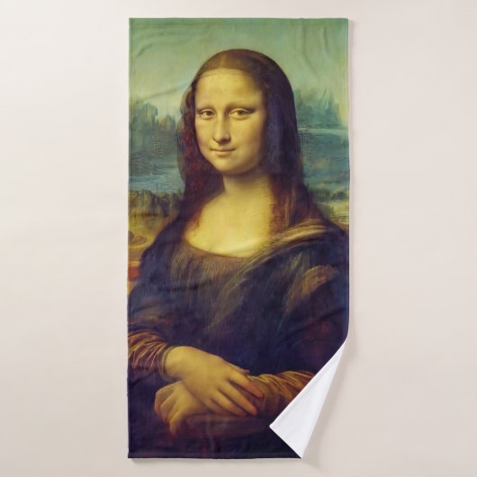 Mona Lisa Bath Towel Badhanddoek (Badhanddoek)