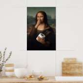 Mona Lisa Bathroom Poster (Keuken)