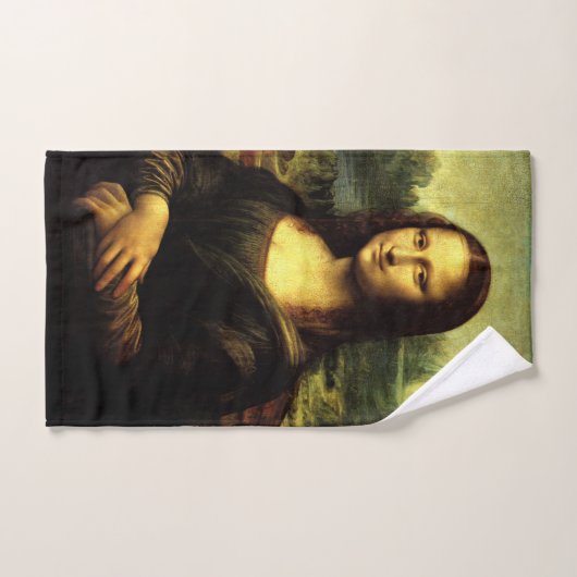 Mona Lisa, beroemd schilderij, Handdoek (Handdoek)