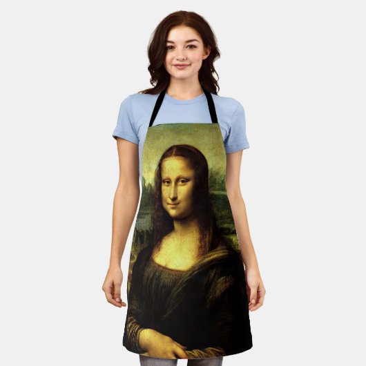 Mona Lisa, beroemd schilderij, Schort (Gedragen)