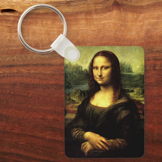 Mona Lisa, beroemd schilderij, Sleutelhanger (Voorkant)