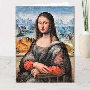 Mona Lisa, beroemd schilderij van Leonardo da Vinc Kaart
