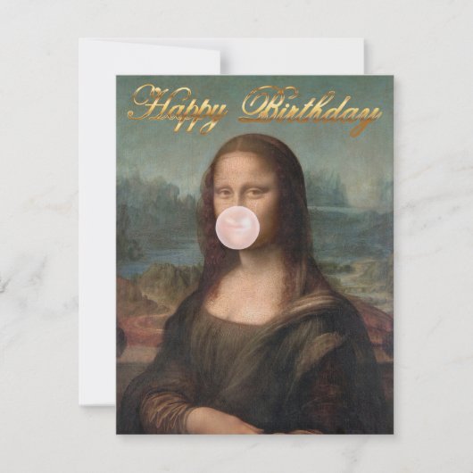 Mona Lisa Bgloeiroze Bubble gom (Voorkant)