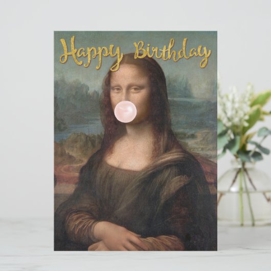 Mona Lisa Bgloeiroze Bubble gom (Staand voorkant)