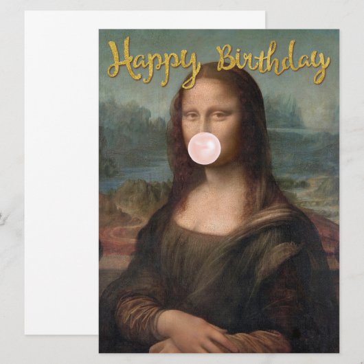 Mona Lisa Bgloeiroze Bubble gom (Voorkant / Achterkant)