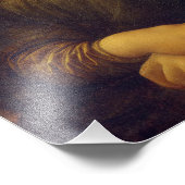 Mona Lisa Bgloeiroze Bubble gom Foto Afdruk (Hoek)