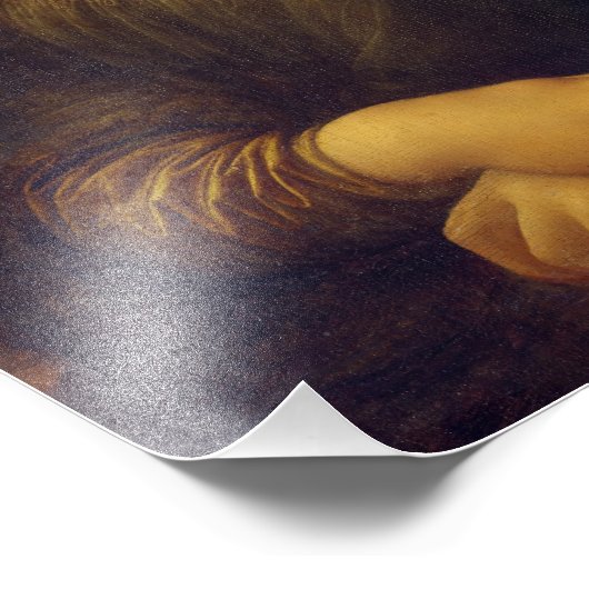 Mona Lisa Bgloeiroze Bubble gom Foto Afdruk (Hoek)